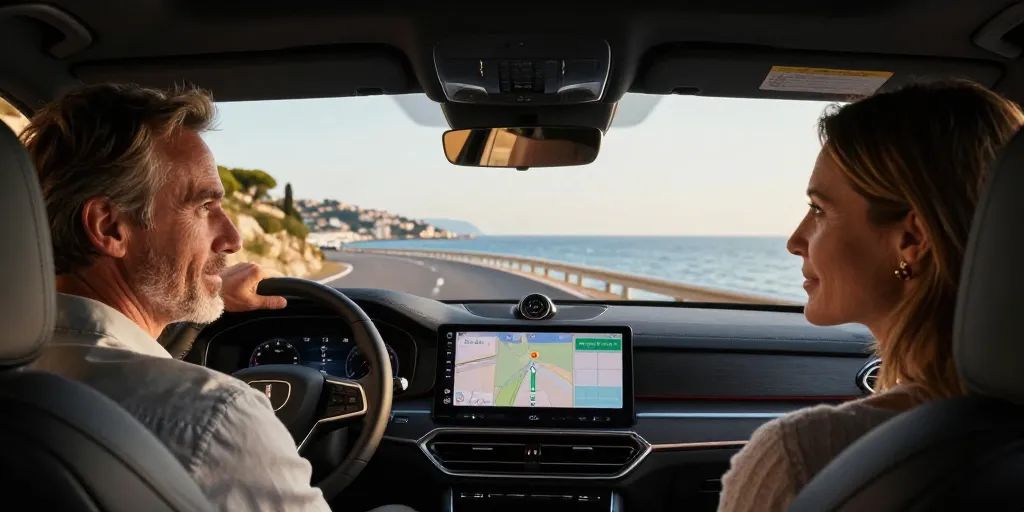 cannes nice distance voiture
